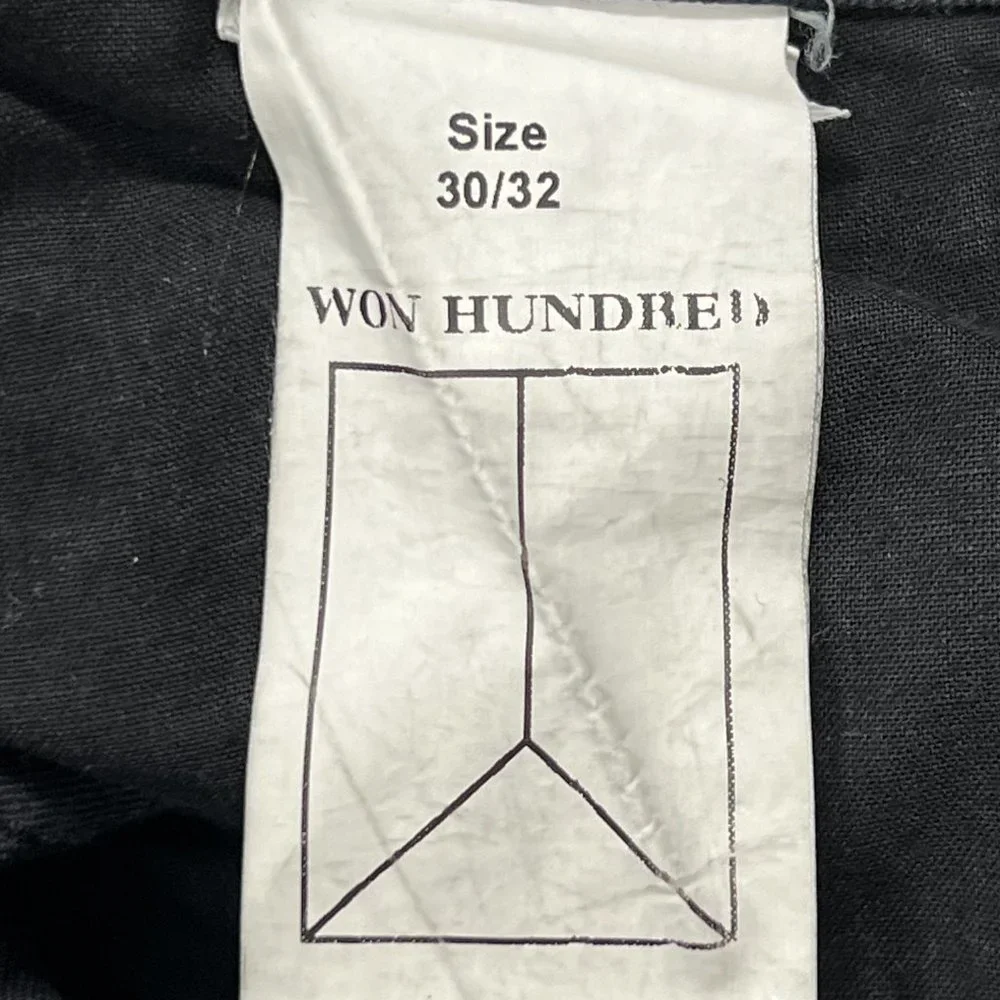 Won Hundred Jeans Mens 30 x 32 Black 5 Pocket Straight‎